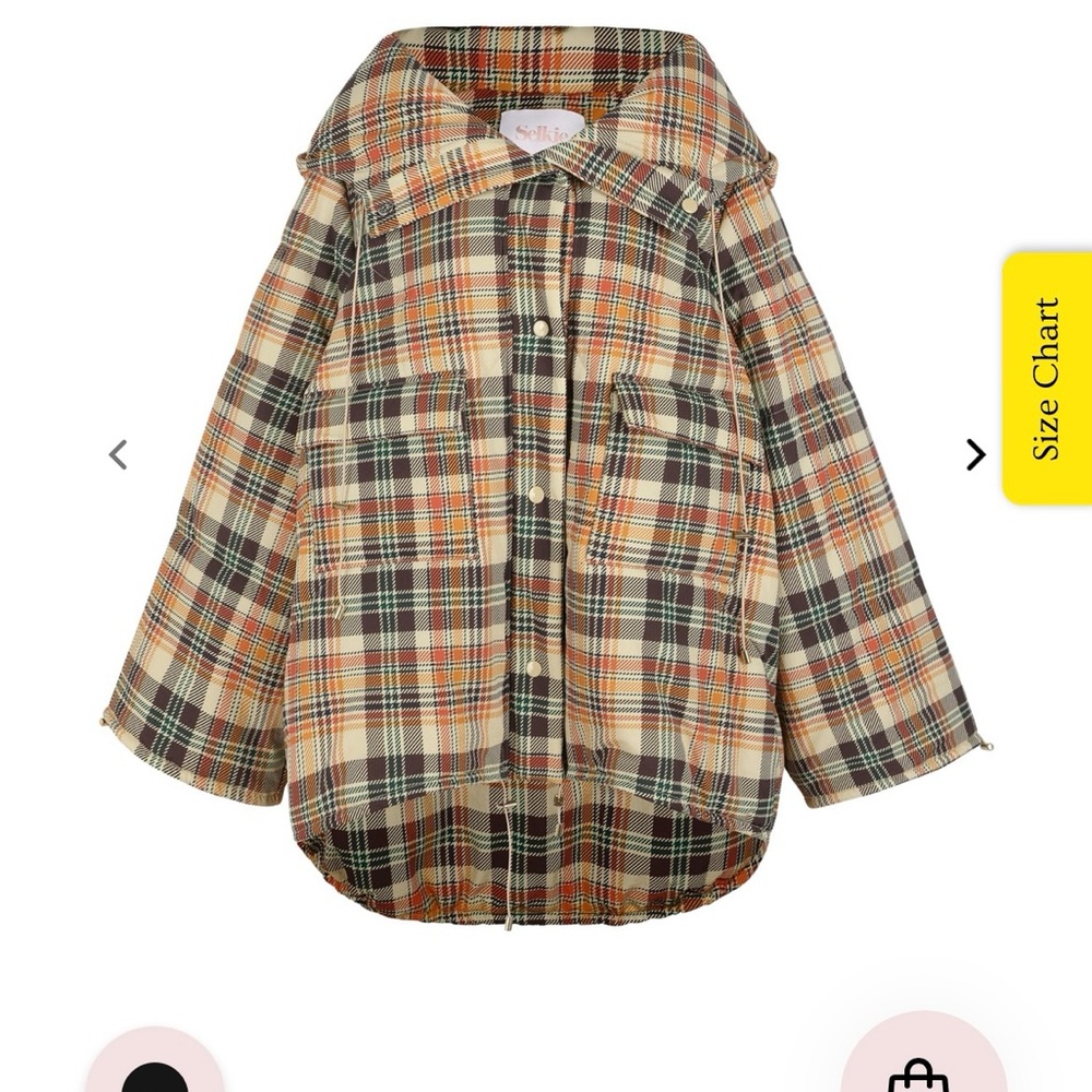 Selkie Multicolor Plaid Puffer Jacket